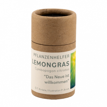 Lemongras Pflanzenhelfer in 30ml Pappdose