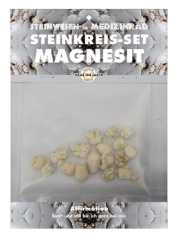 Magnesit Knollen Steinwesen im Medizinrad Steinkreis Set