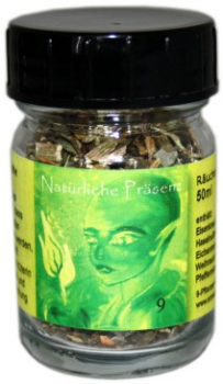 Natürliche Präsenz - Räuchermischung im 50ml Glas