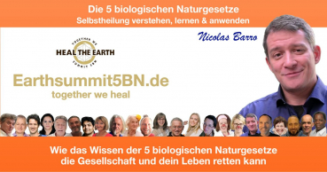 Online-Teilnahme Tagesworkshop mit Nicolas Barro  "Wie das Wissen der 5 biologischen Naturgesetze die Gesellschaft & dein Leben retten kann"