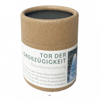 Tor der Großzügigkeit - Räuchermischung in 50ml Pappdose