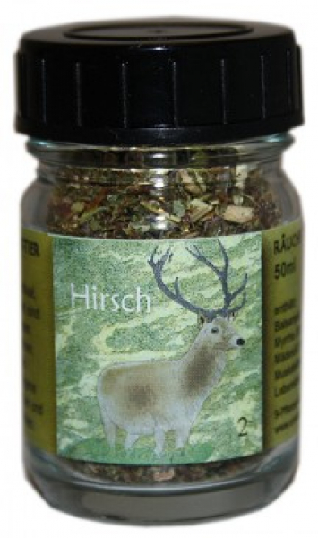 Hirsch - Räuchermischung im 50ml Glas