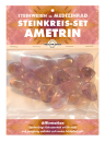Ametrin Trommelstein Steinwesen im Medizinrad Steinkreis Set