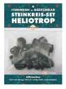 Heliotrop Trommelsteine Steinwesen im Medizinrad Steinkreis Set