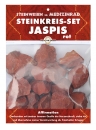 Jaspis, rot Rohsteine Steinwesen im Medizinrad Steinkreis Set