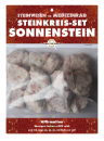 Sonnenstein Rohstein Steinwesen im Medizinrad Steinkreis Set