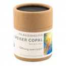 Weißer Copal Pflanzenhelfer in 50ml Pappdose